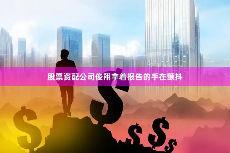 股票资配公司俊翔拿着报告的手在颤抖
